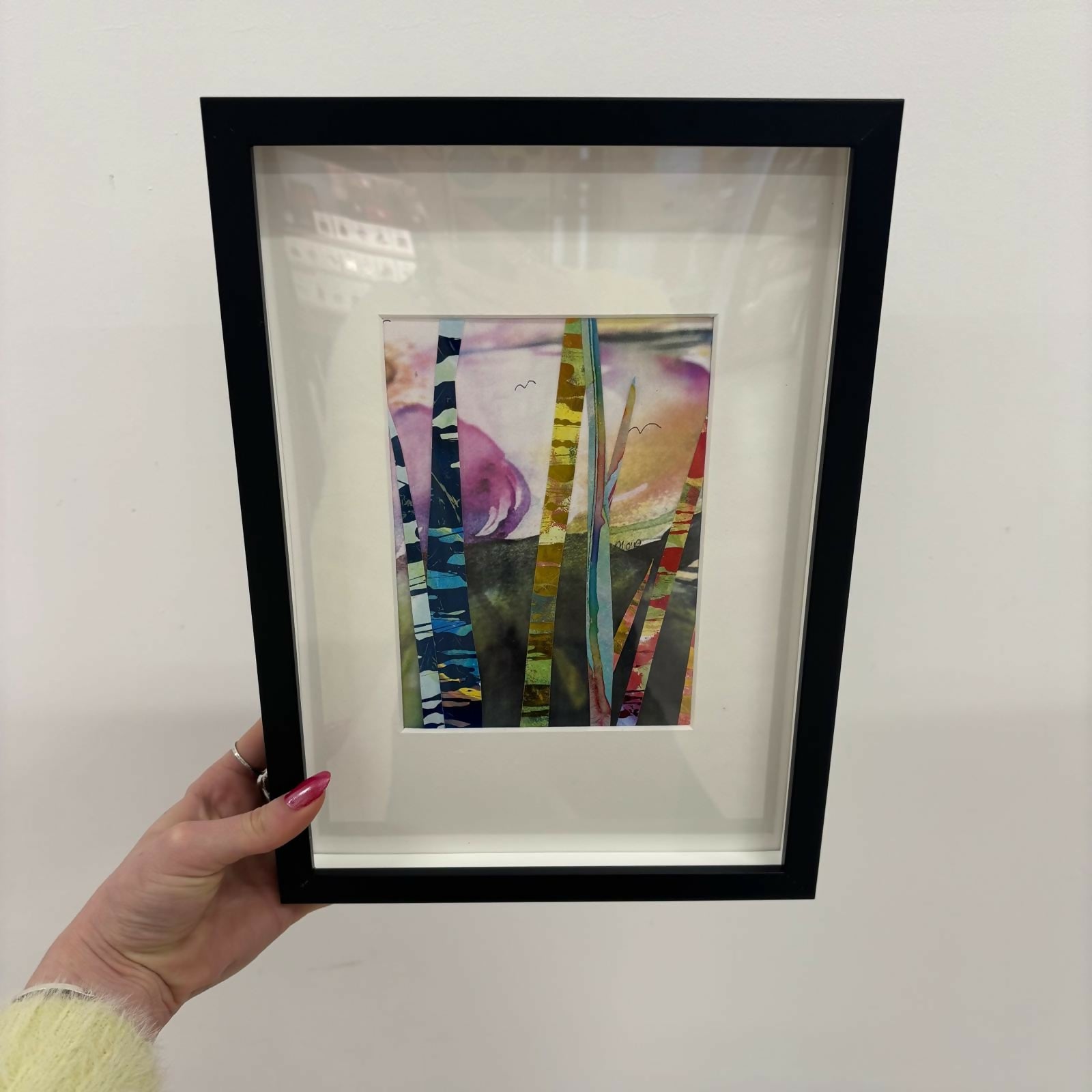 Large Abstract Landscape in Mixed Media
