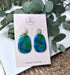 Ocean Dream Collection - Oval Drop Polymer Clay Earrings
