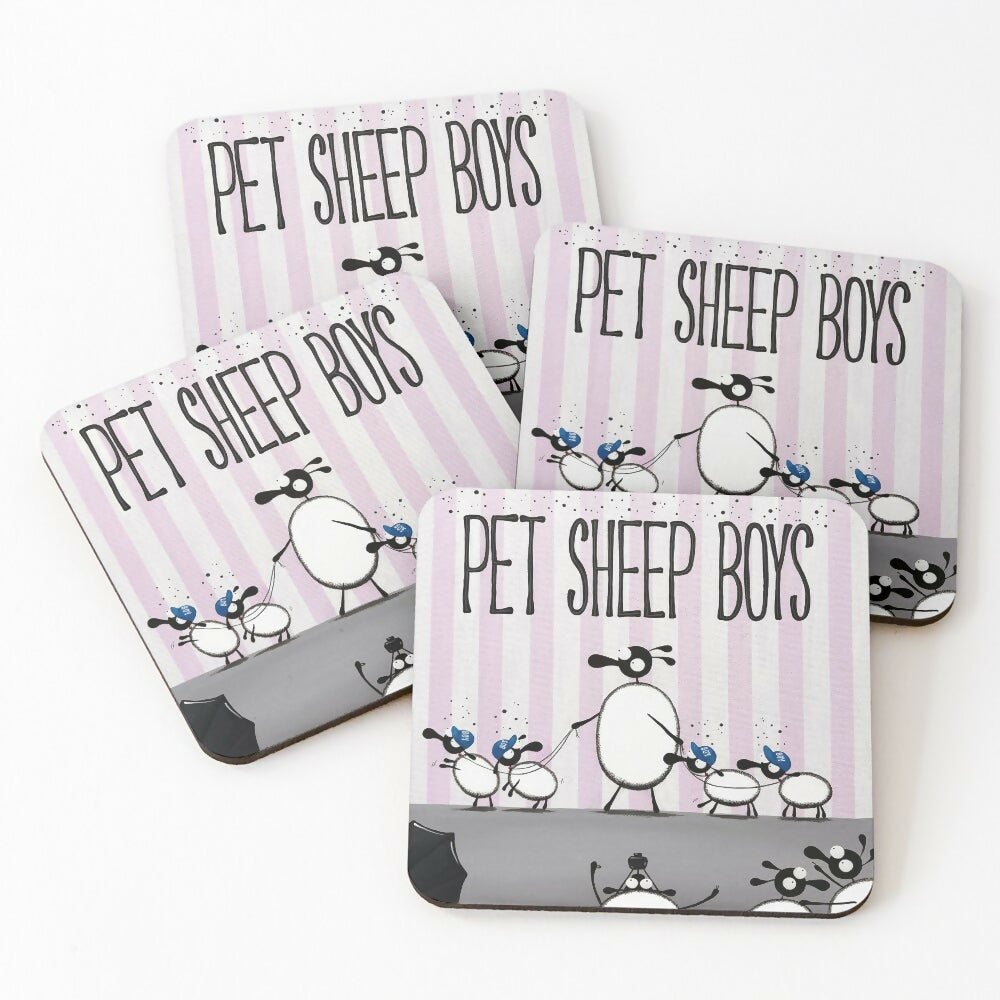 Pet Sheep Boys - Coaster