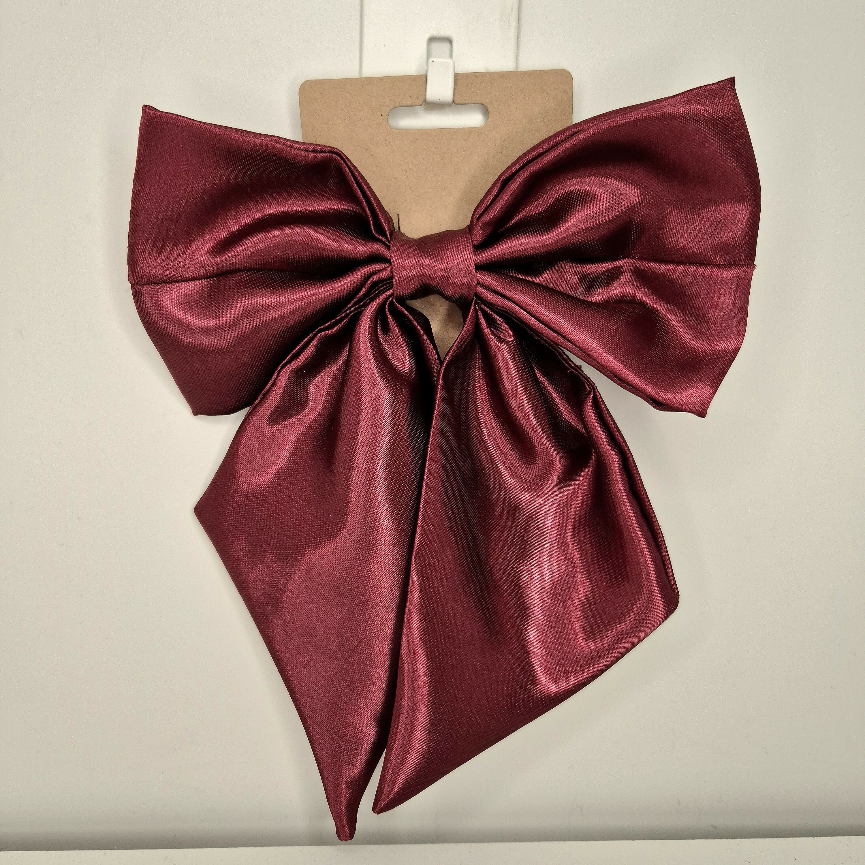 Satin Bow Hair Clip