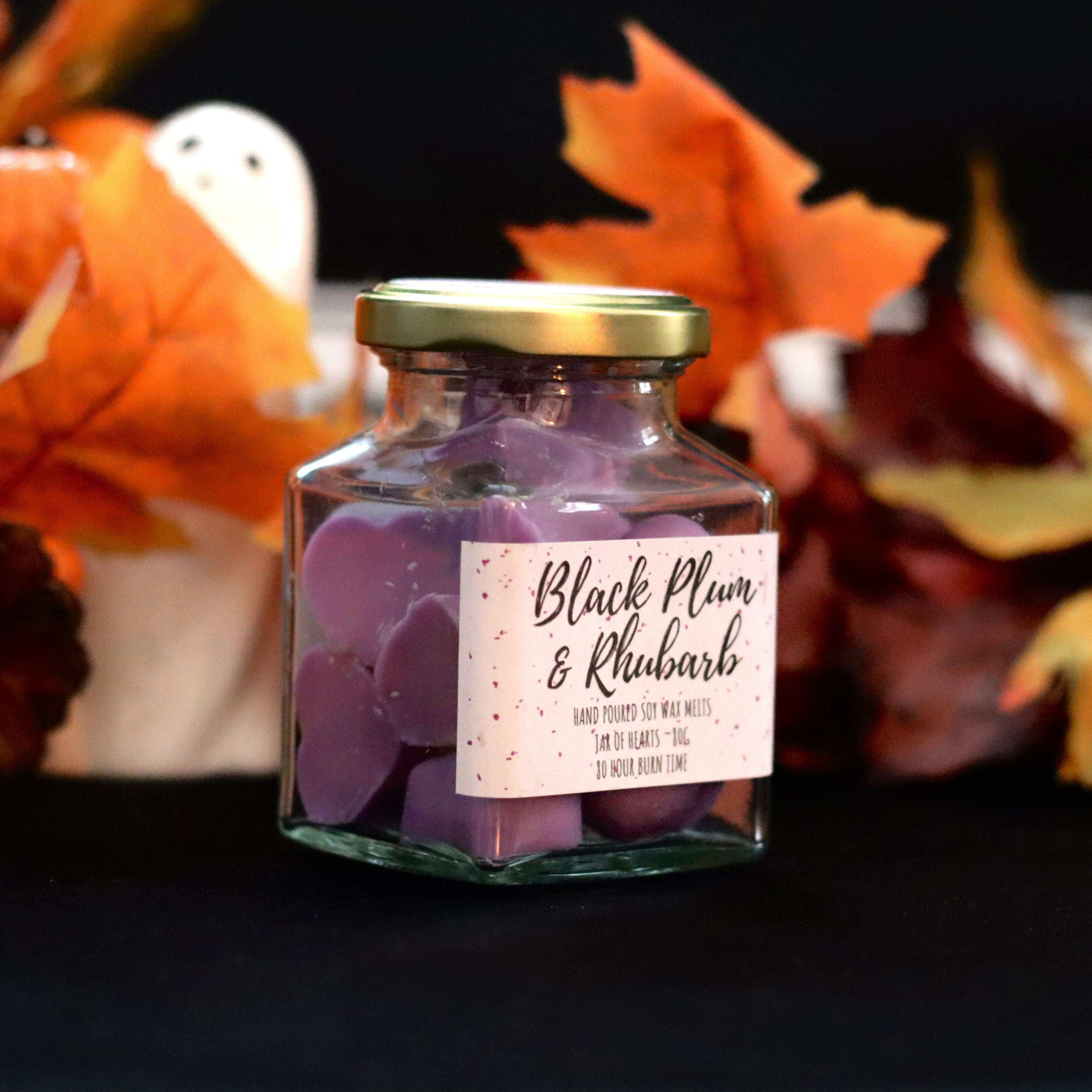 Hand Poured Soy Wax Melts - Black Plum & Rhubarb