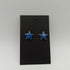 Blue Enamel Star Stud Earrings