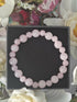 Rose Quartz Crystal Bead Bracelet