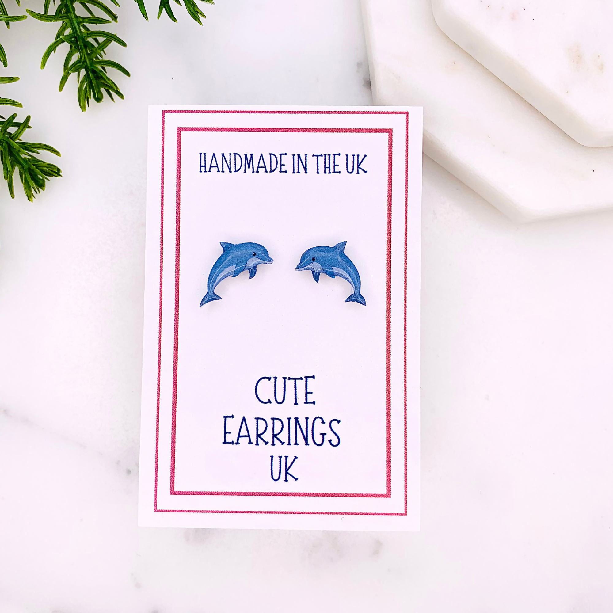 Dolphin Stud Earrings