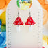 Handmade Mushroom Resin Earrings