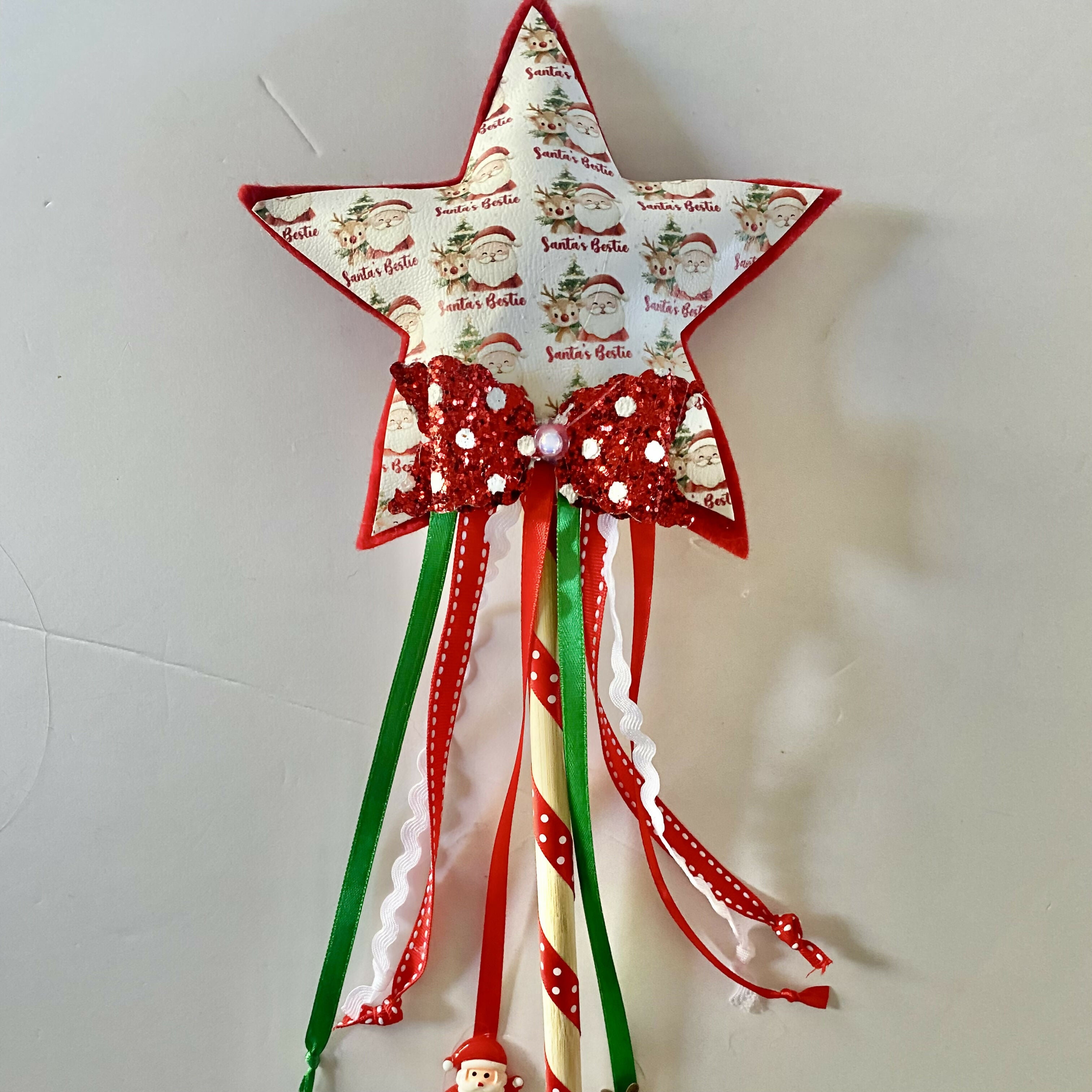 Santa and Bestie Fairy Wand