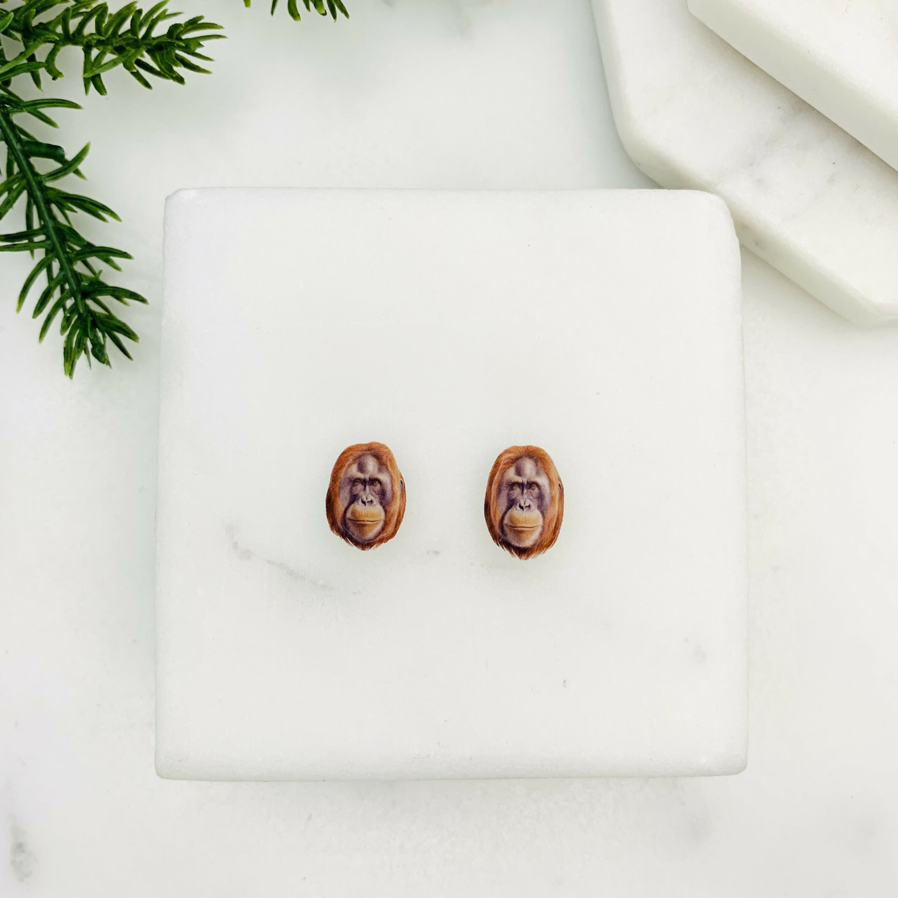 Orangutan Stud Earrings