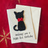 Crochet Handmade Birthday Card - Wishing You a Purrfect Birthday