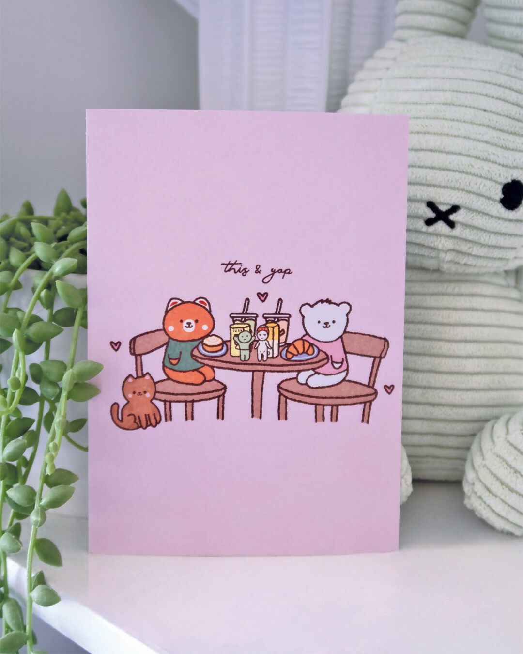 Blind box Cafe A6 Art Print