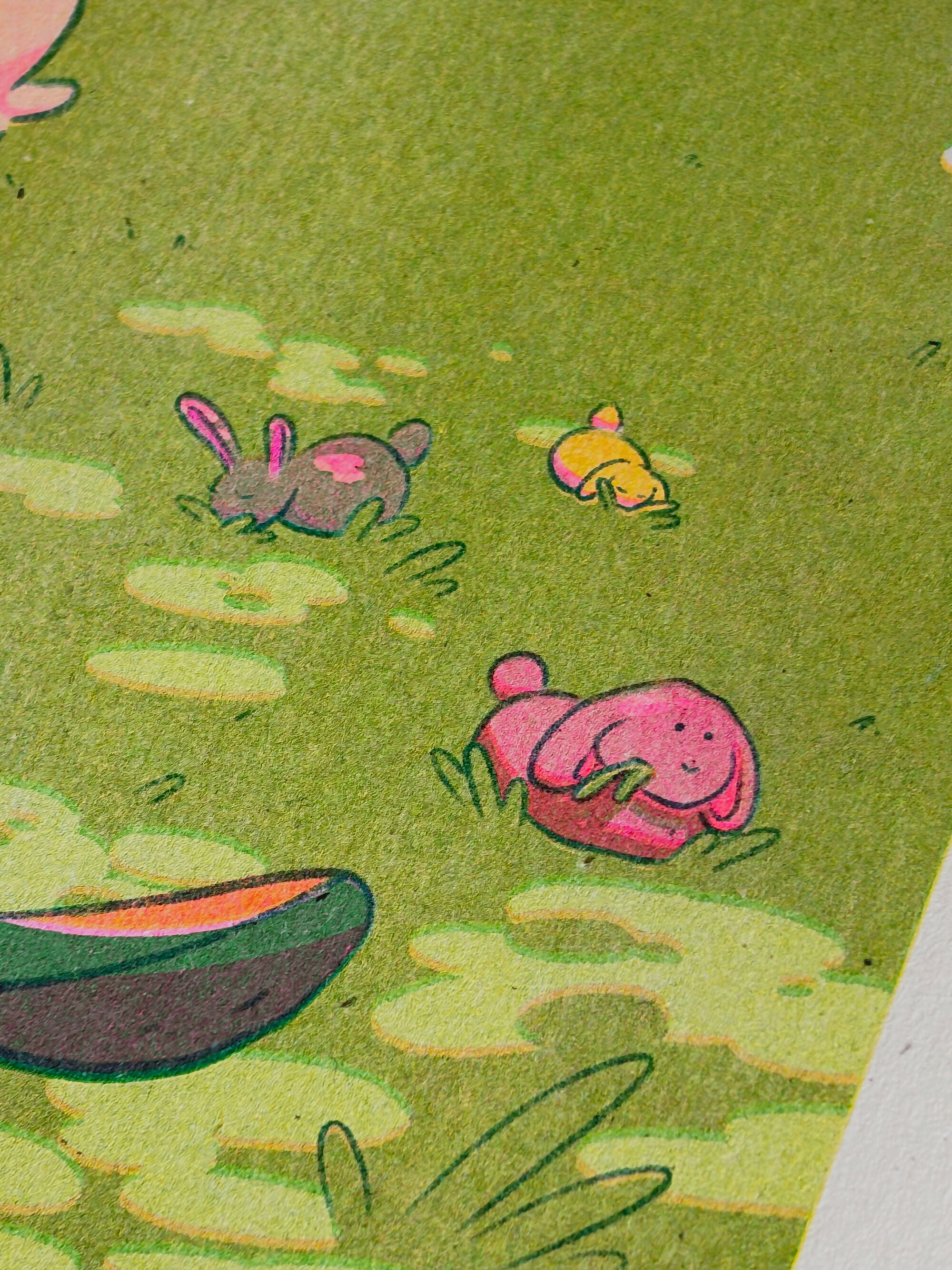 Grazing Riso Print