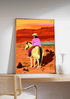 Cowgirl Art Print