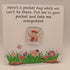 Fused Glass Pocket Hug Card