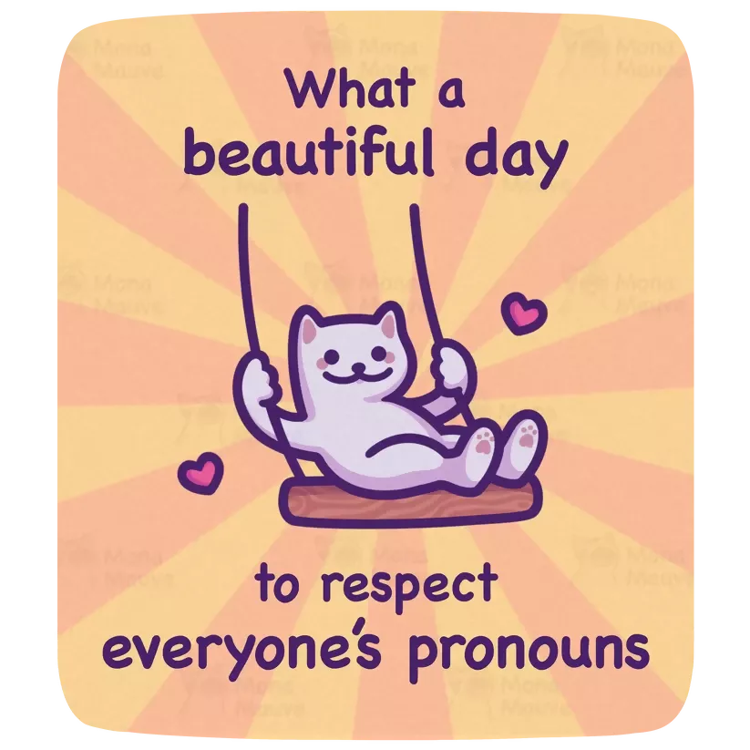 Pronouns Sticker