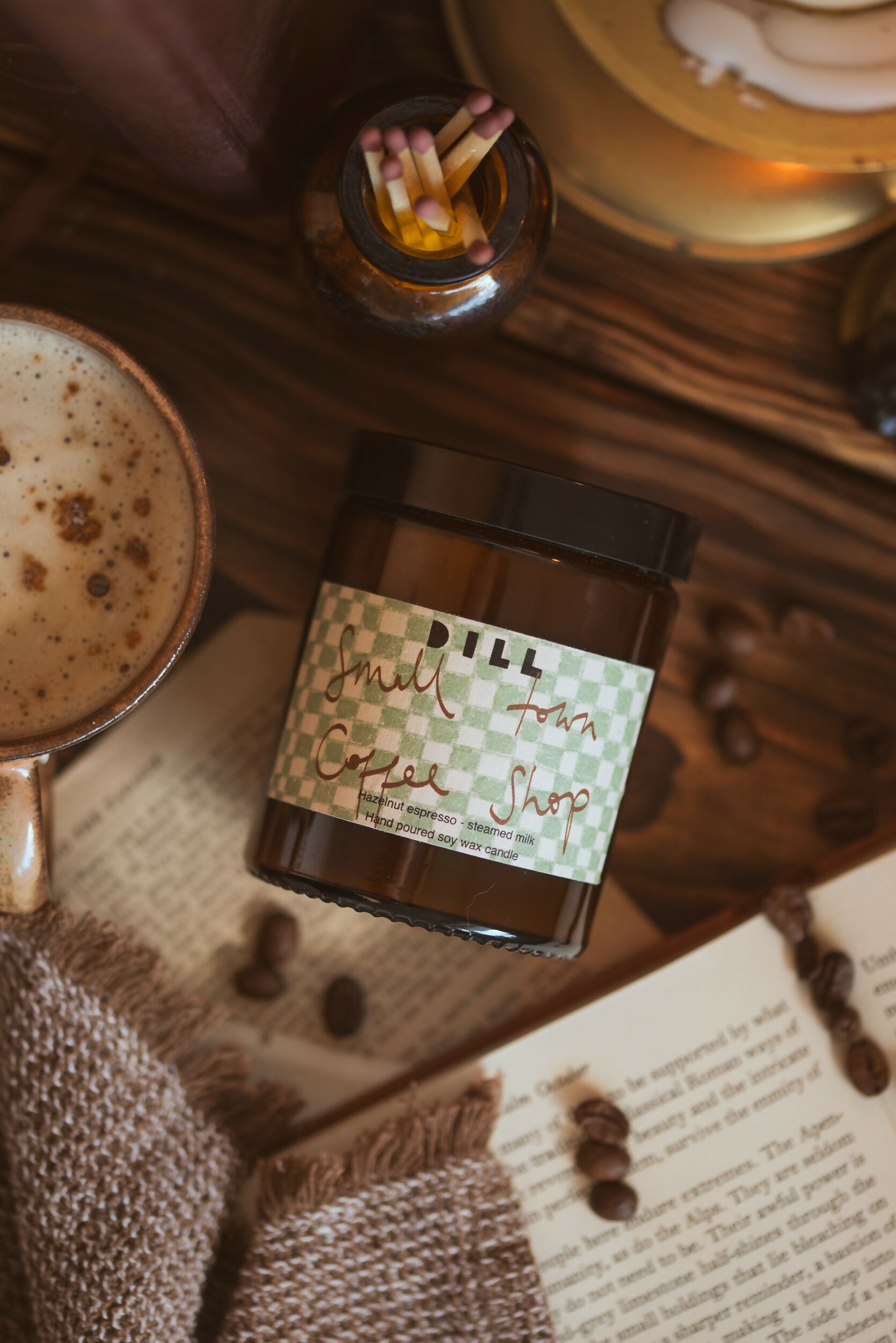 Small Town Coffee Shop - Soy Wax Candle