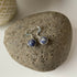Sodalite Drop Earrings, Sterling Silver