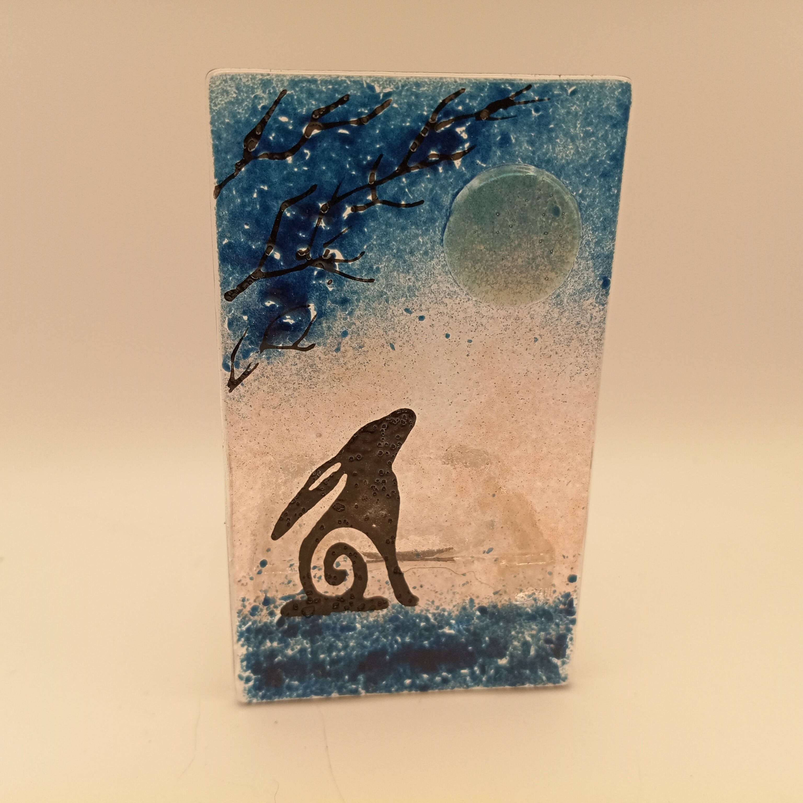 Moon Gazing Hare Tealight