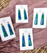 Ocean Dream Collection - Long Dangle Polymer Clay Earrings
