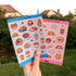 Bear Bakery A6 Sticker Sheet