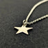 ‘Fallen Star’ Sterling Silver Small Polished Star Pendant