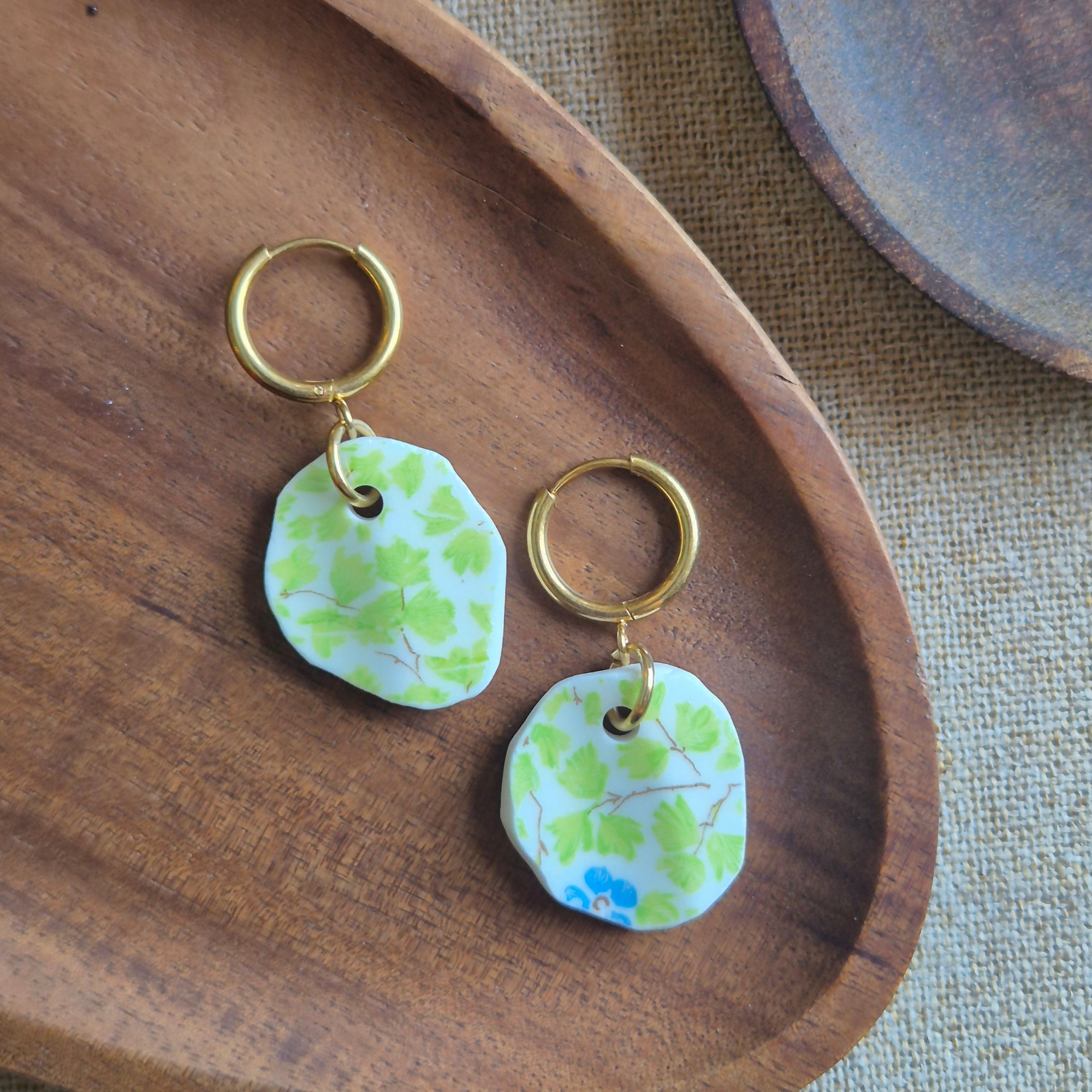 Recycled Ceramic Earring