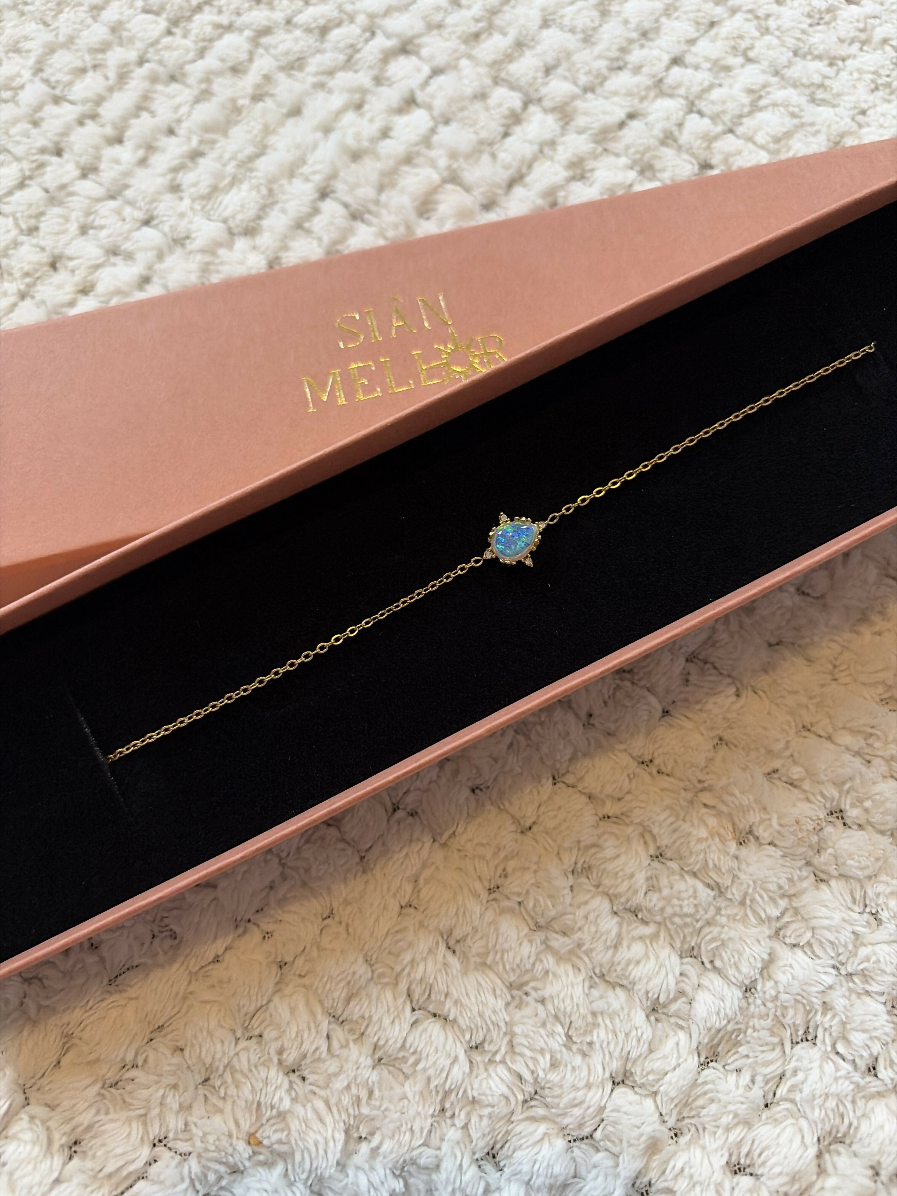 Moonlight teardrop bracelet