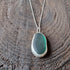 Sea Glass and Silver Pendant