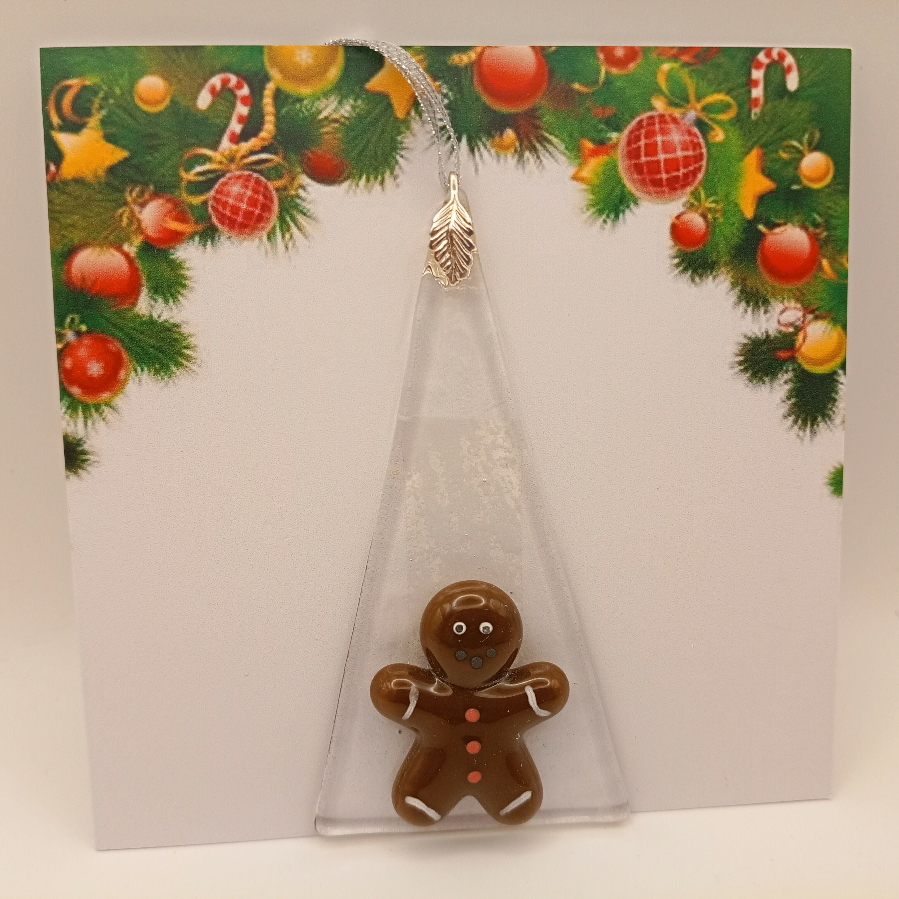 Fused Glass Christmas Card