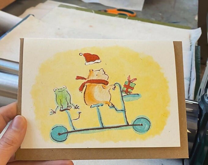 Happy Christmas Bear Card