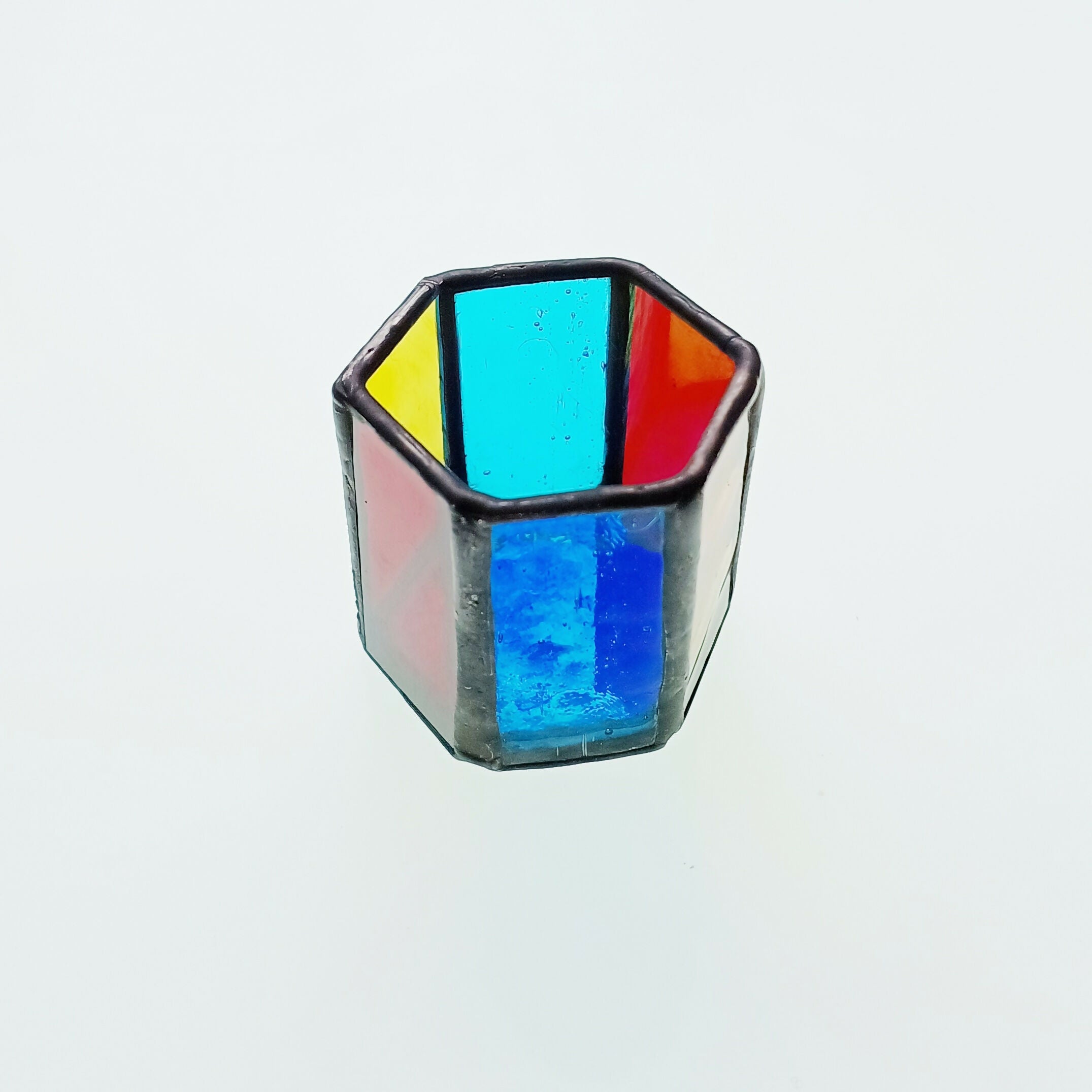 Stained Glass Tealight Holder