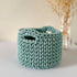 Crochet Boho Style Basket with Handle