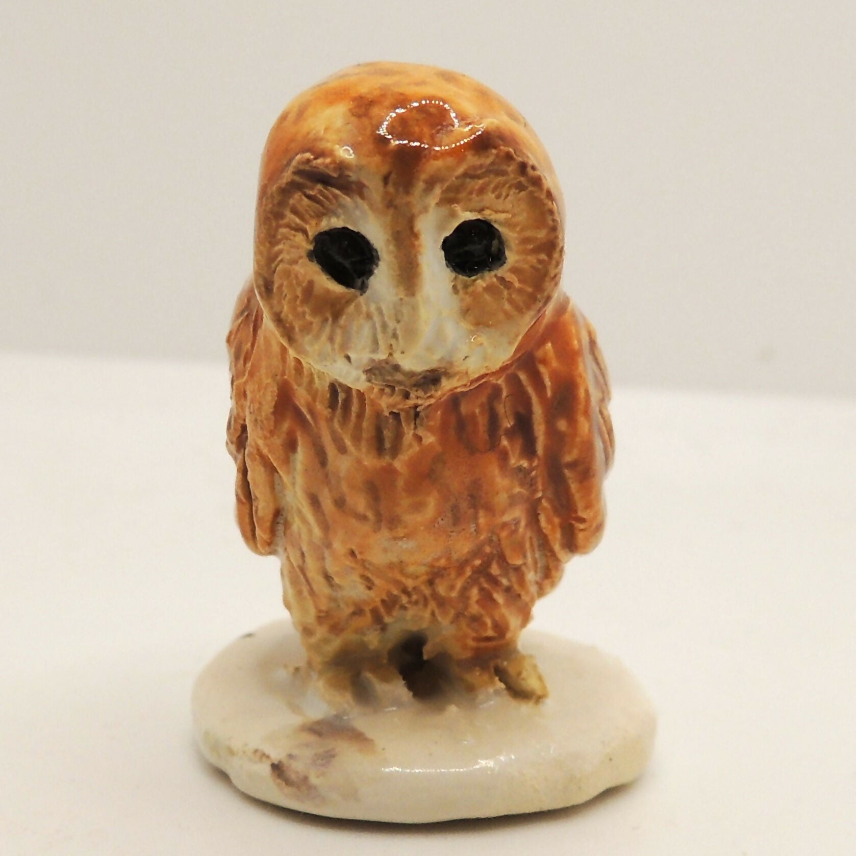 Ceramic Tawny owl sculpture- Rin