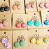 Small Hand-painted Wooden Earrings