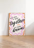TOGETHER IN ELECTRIC DREAMS WALL ART PRINT