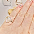 WHITE MOONSTONE TEARDROP RING SIZE M 1/2