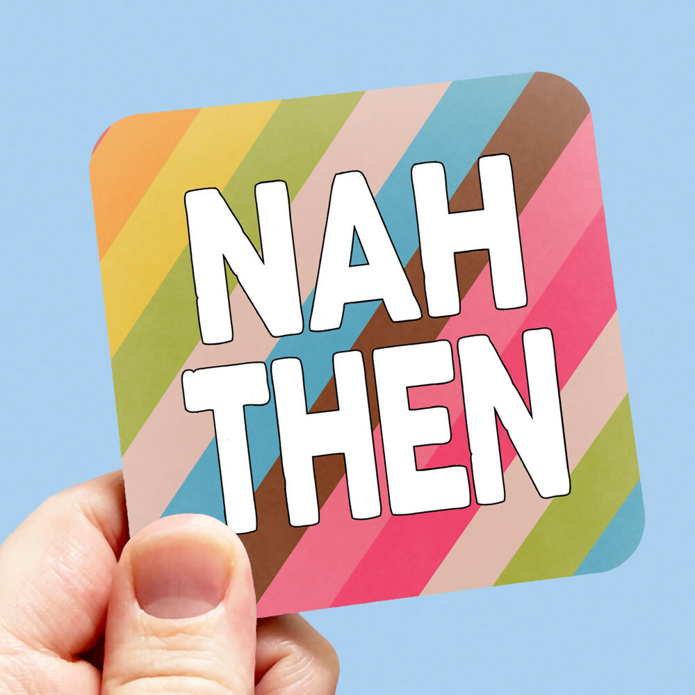 Rainbow Motto Coaster