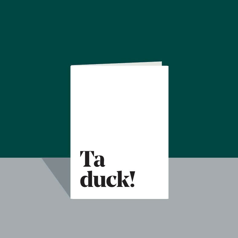 Ta Duck Card