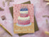 Pink Birthday Cake A6 Greeting Card