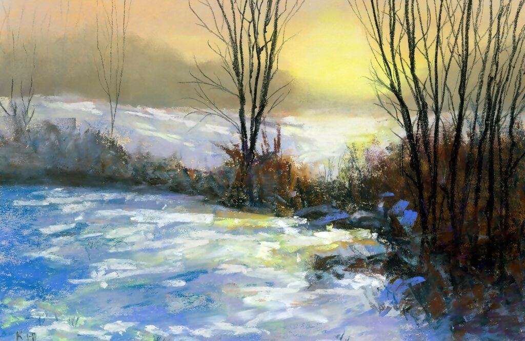 LANDSCAPE FRAMED PRINT 7x5in