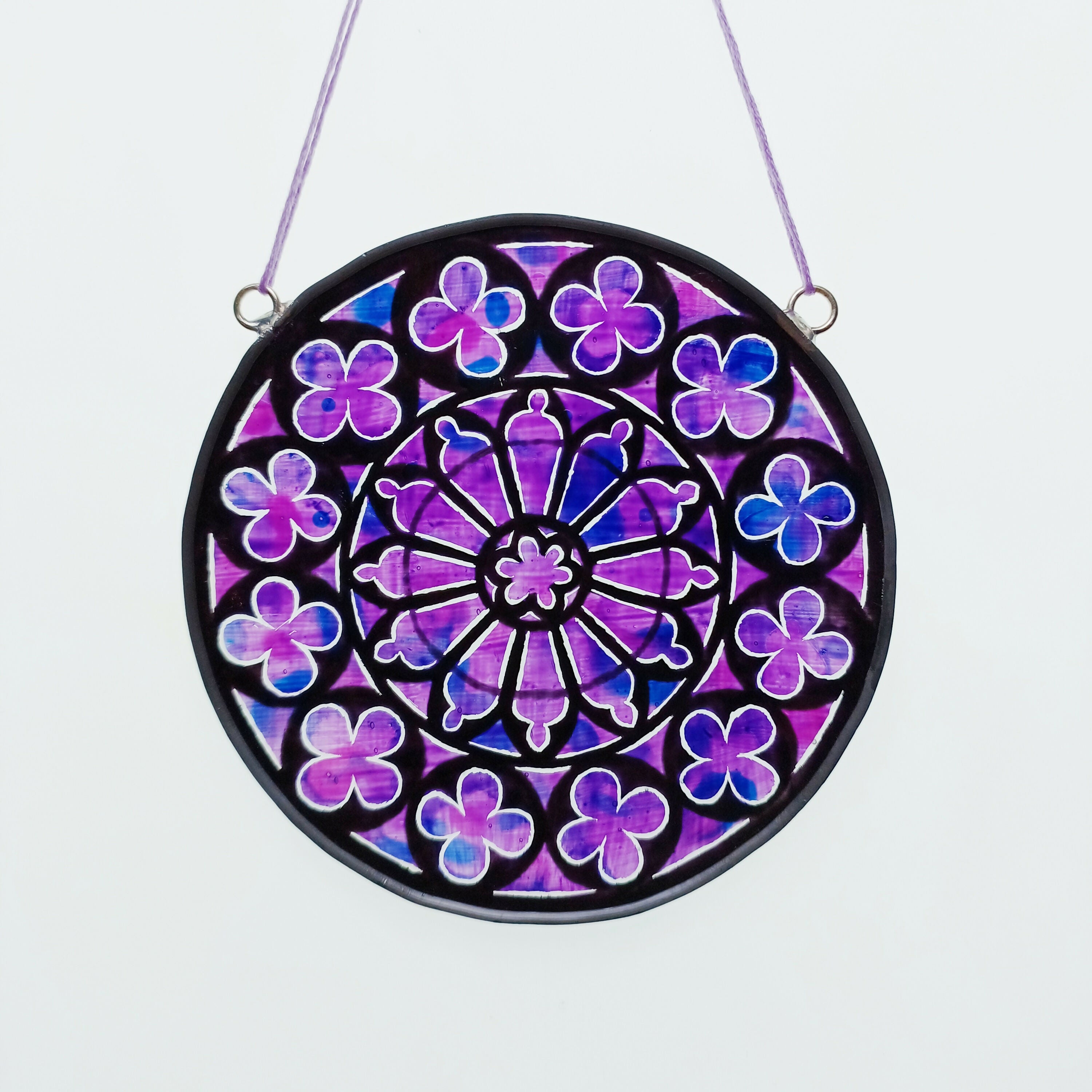 Cathedral Rose Window Suncatcher