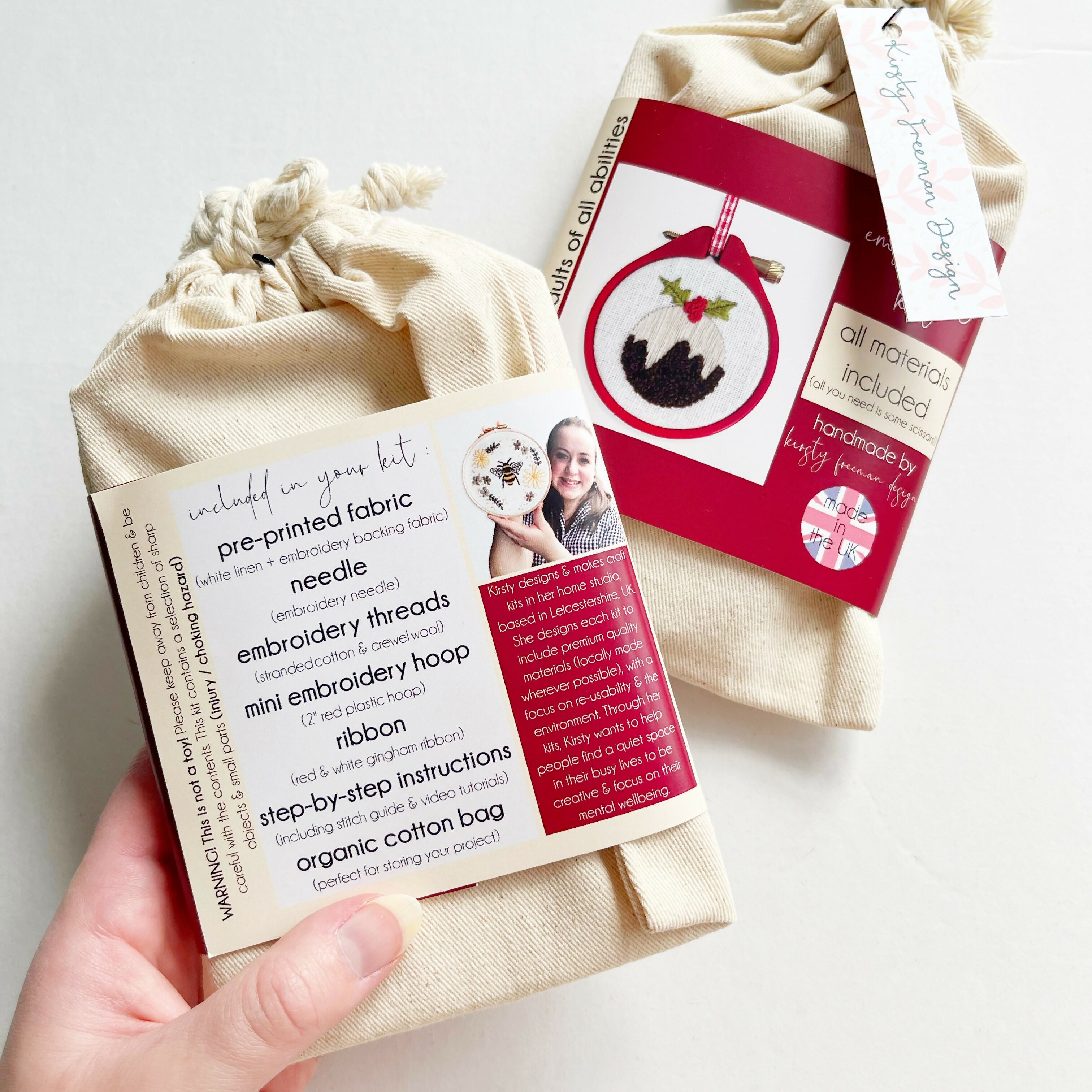 Christmas Pudding Embroidery Kit