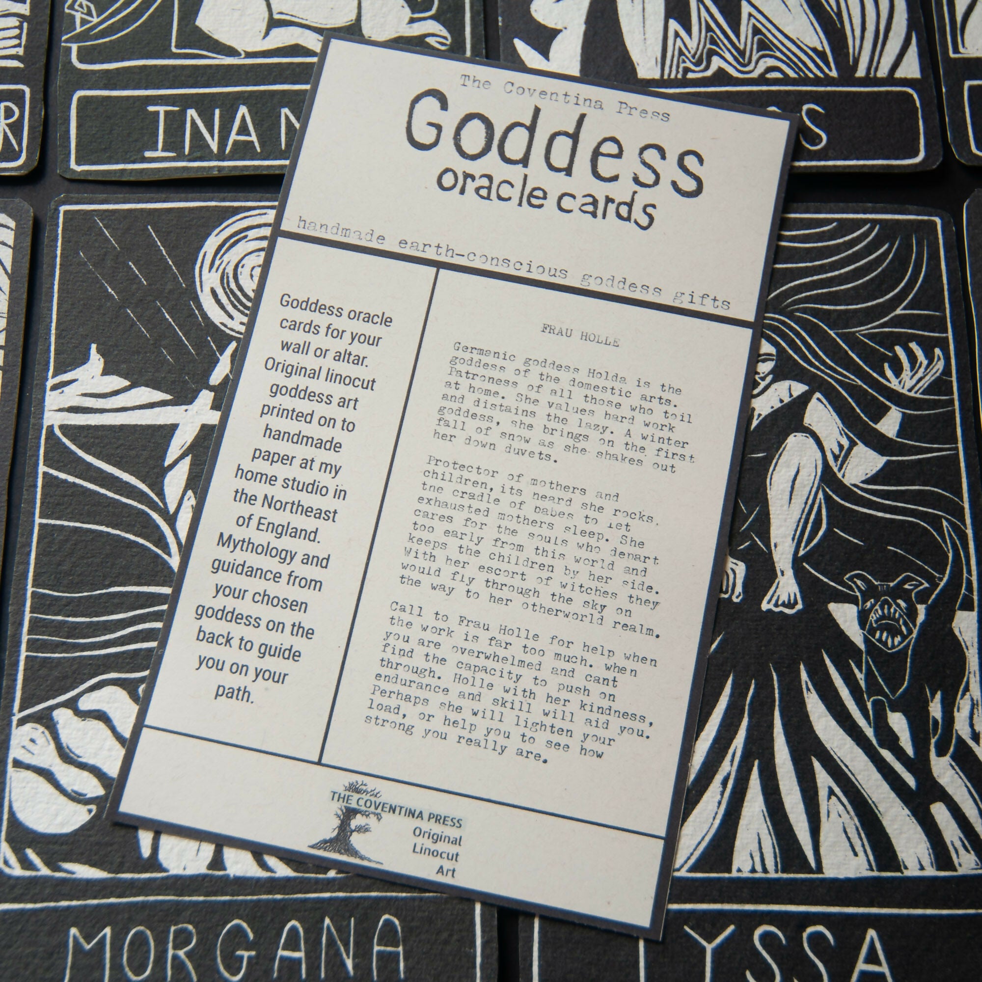 FRAU HOLLE GODDESS ALTAR CARD