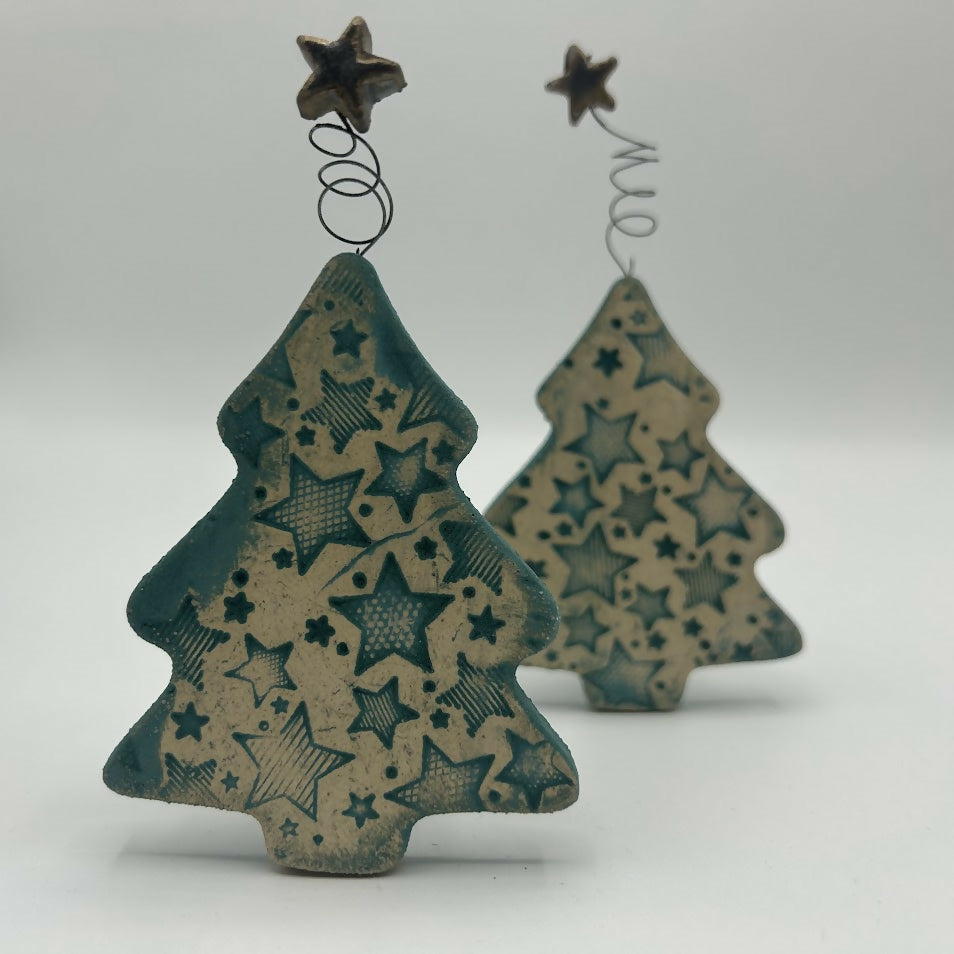 Irregular Christmas Ceramic Decorations