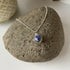 Sodalite Drop Necklace, Sterling Silver