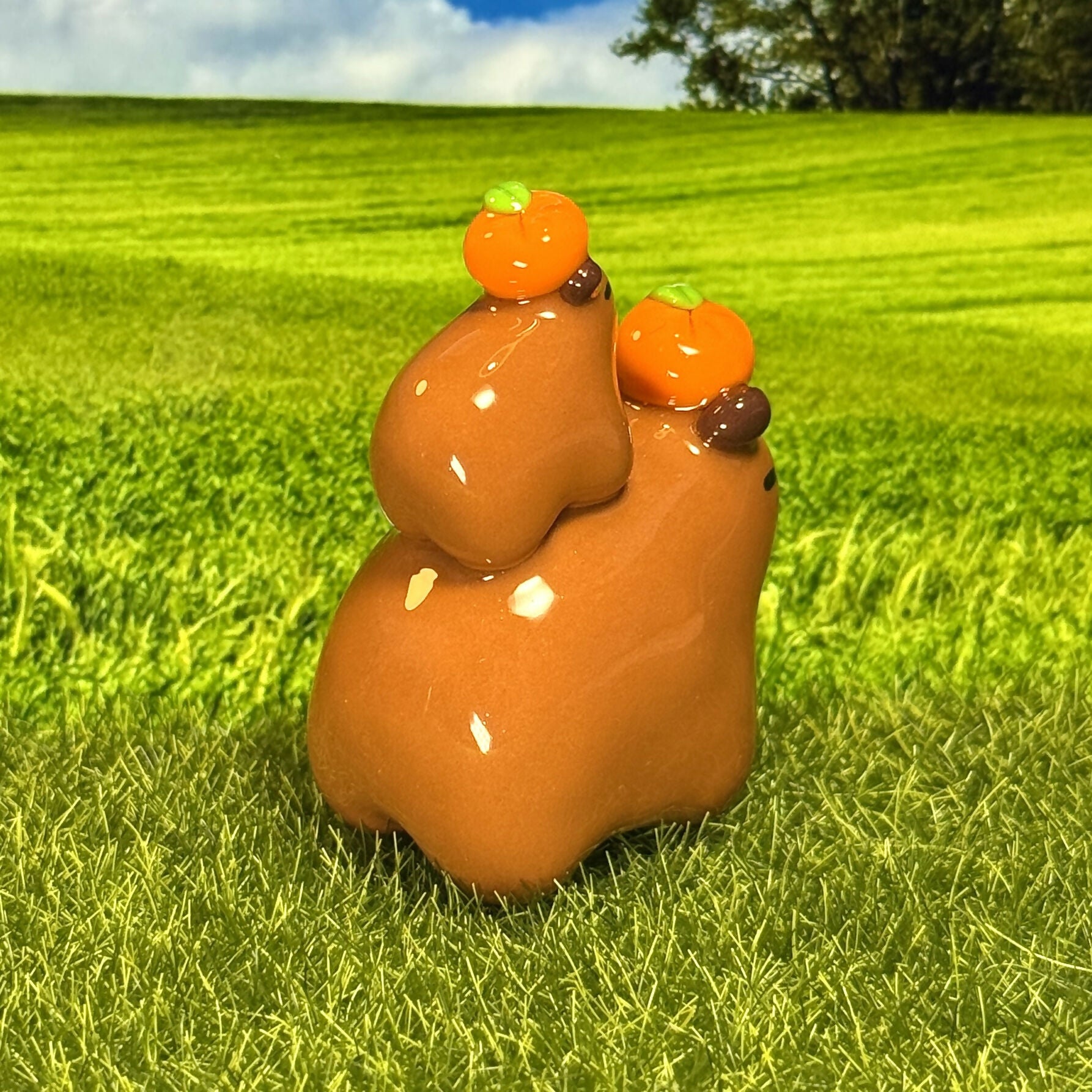 Capybara Duo Figure
