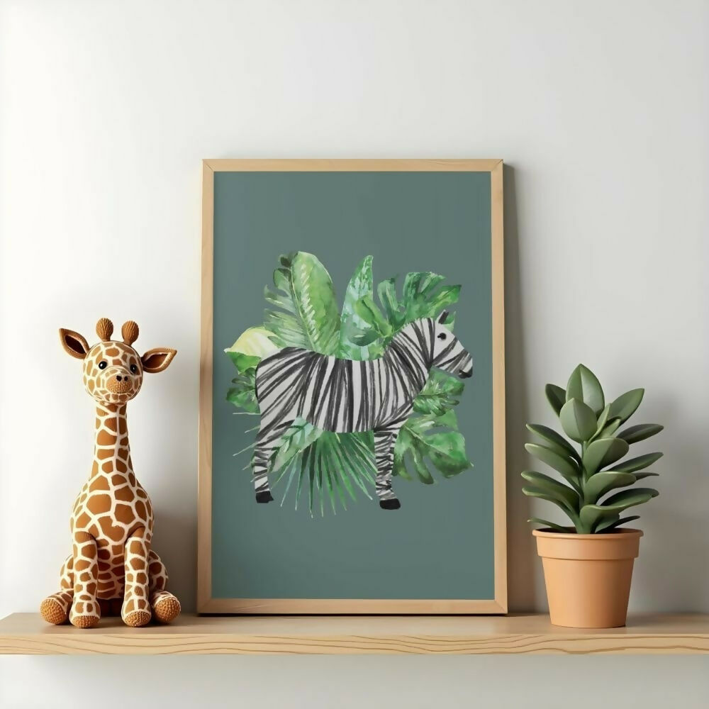 Zebra Jungle Print