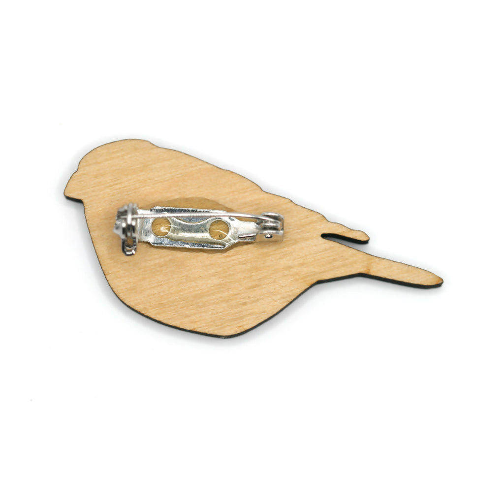 Bullfinch Brooch
