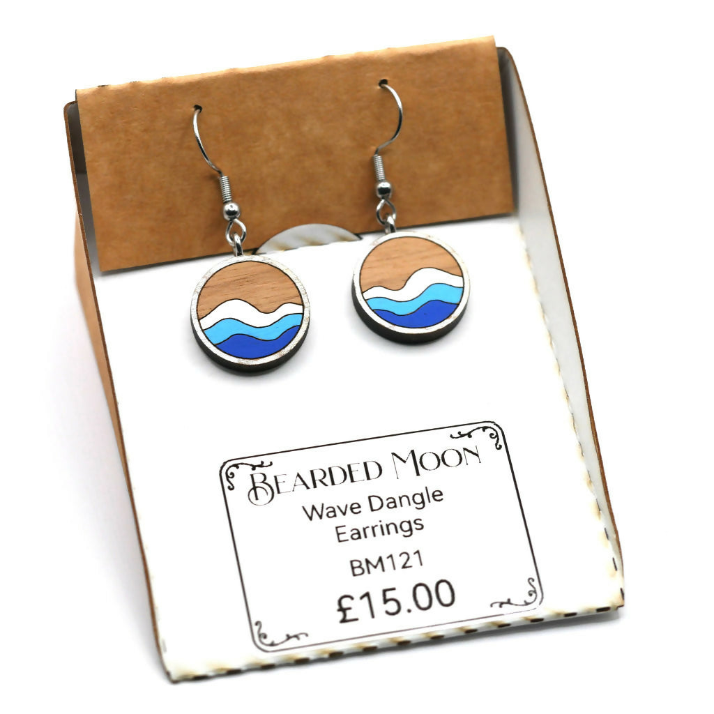 Waves Dangle Earrings