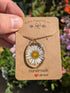 DAISY OVAL GOLD NECKLACE