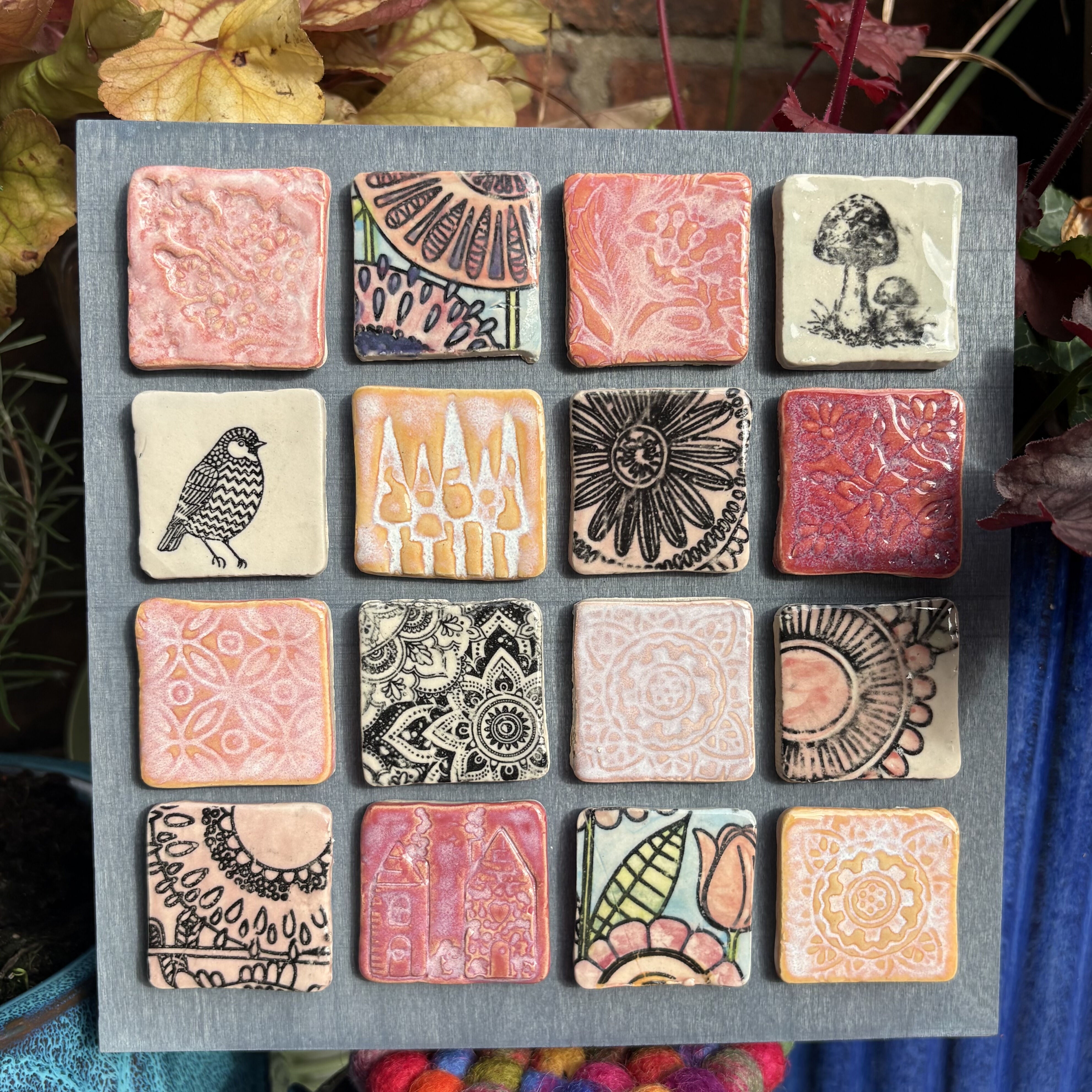 Pink Tile Art