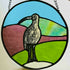 Stained Glass Curlew Roundel